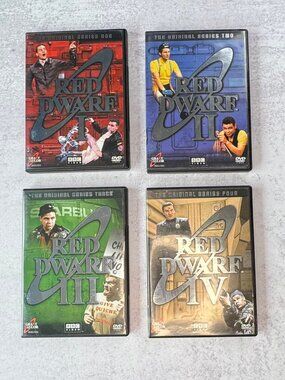 Red Dwarf Series 1–4 DVD Lot BBC Sci-Fi Comedy Great Condition